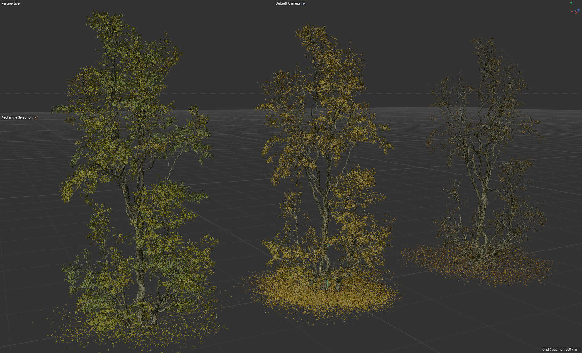 High Quality Forest Elm Tree 05 3D model_5