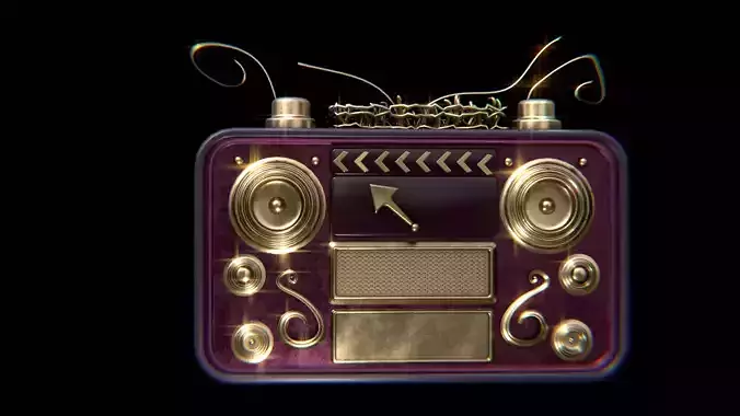 Concept radio - Only blender