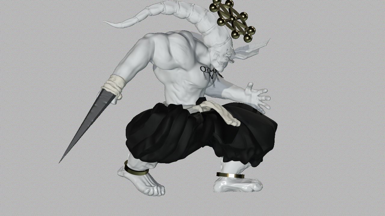 Jujutsu Kaisen Divine General Mahoraga 3D print model_6