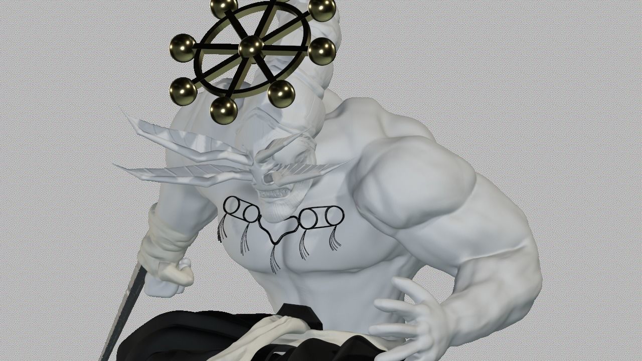 Jujutsu Kaisen Divine General Mahoraga 3D print model_1