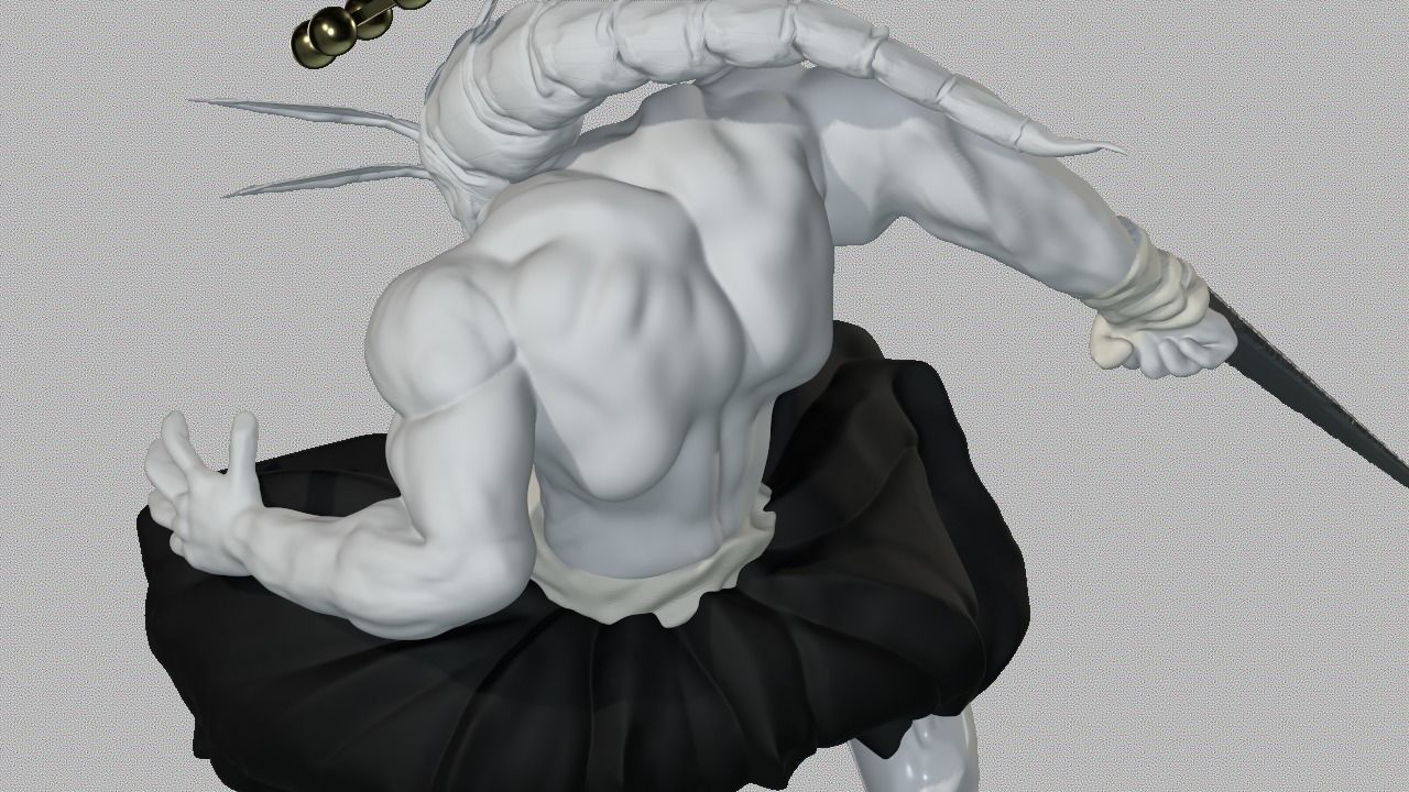Jujutsu Kaisen Divine General Mahoraga 3D print model_3
