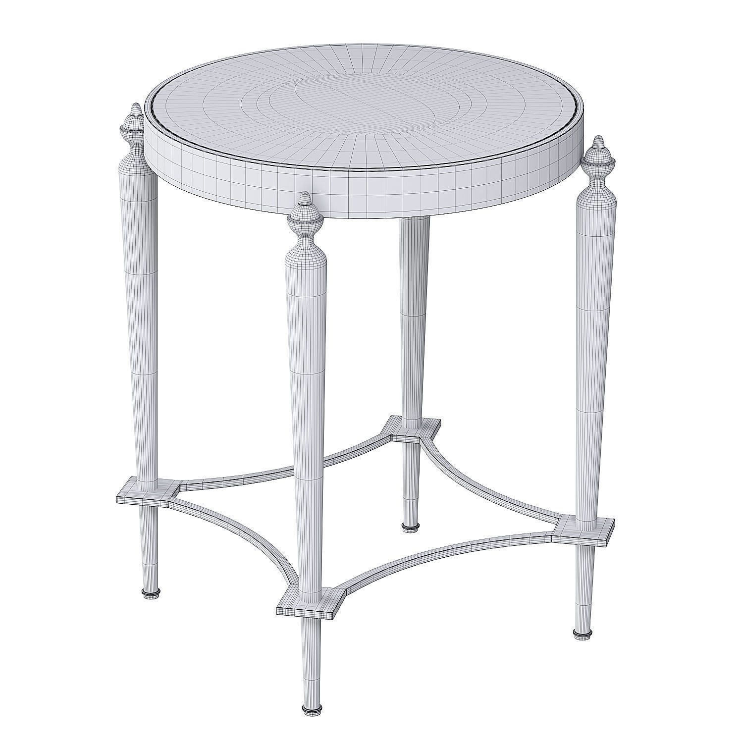 Jak side Table 3D model_3