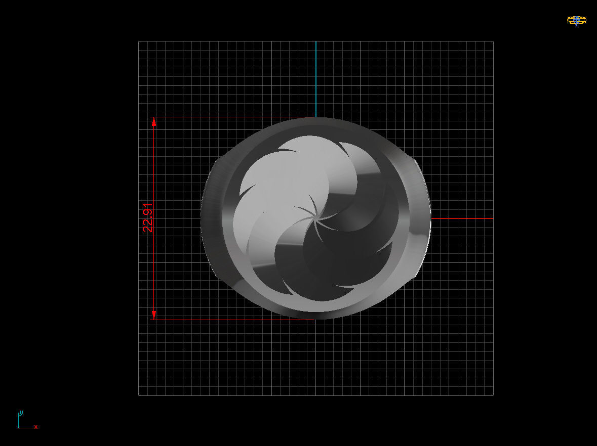 Armenian Mens Ring  Arevakhach Symbol of Eternity Custom Sizes  3D print model_4