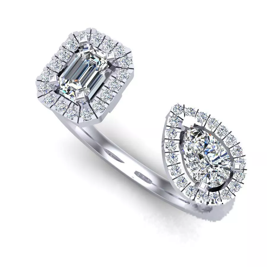 My Twin ring 3D print model