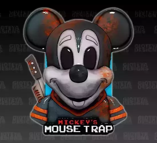 Mickey Mouse Trap 3D model