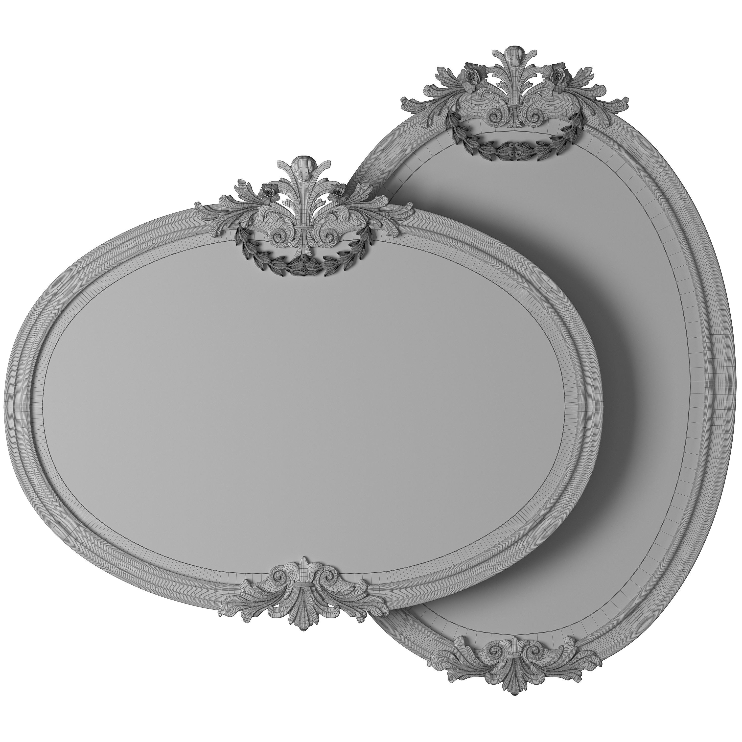SPECCHIERA OVALE ORIZZONTALE 3D model_6