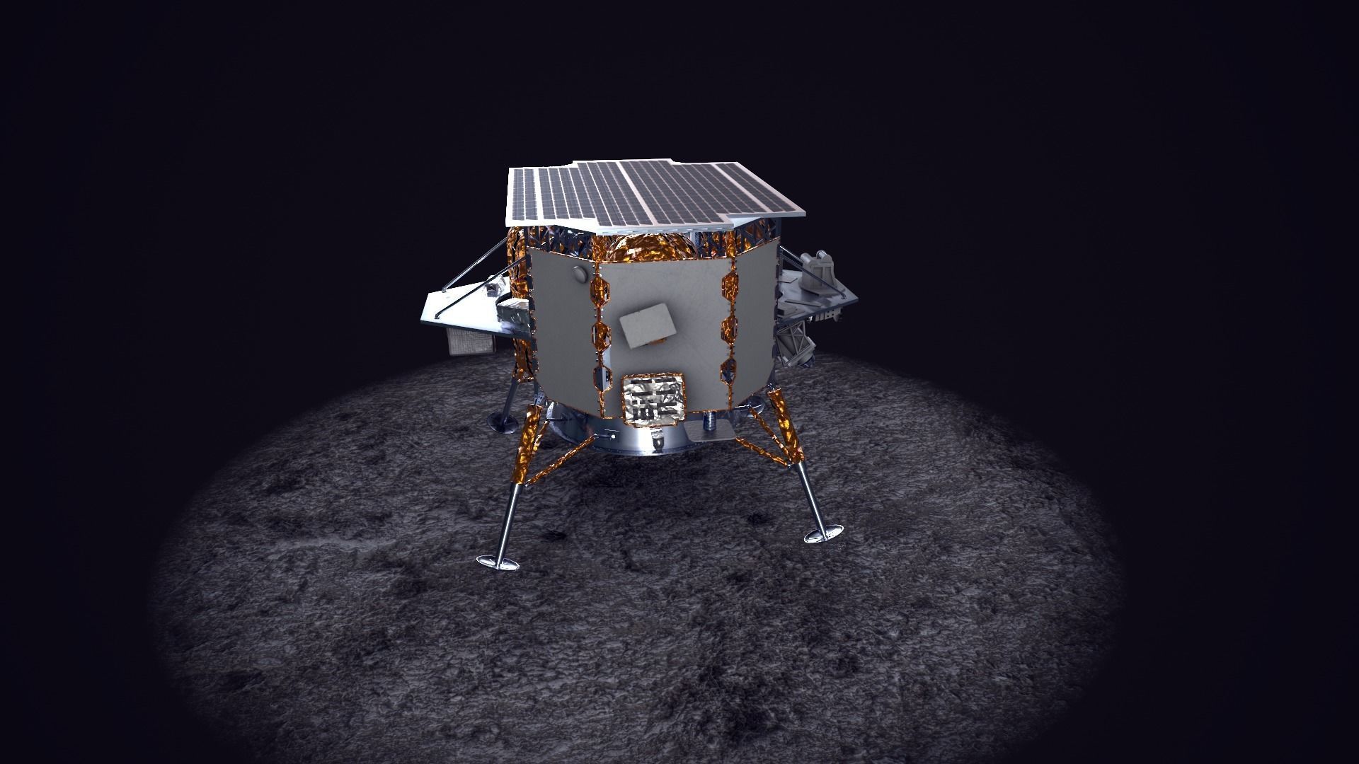 Astrobotic Peregrine Lunar Lander Mission One Low-poly 3D model_19
