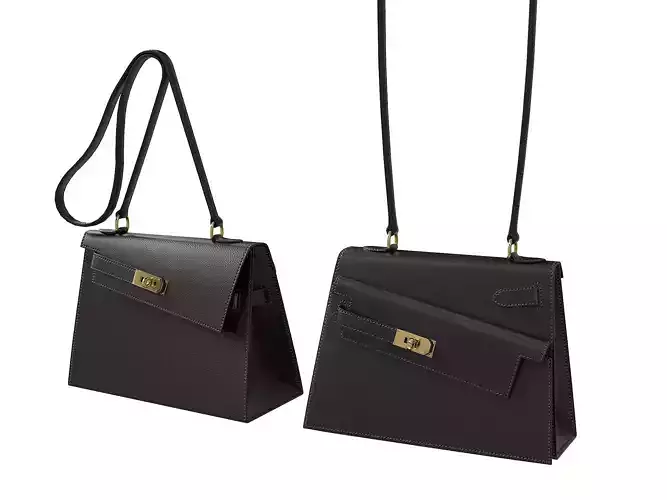 Hermes Kelly Sellier en Desordre Black