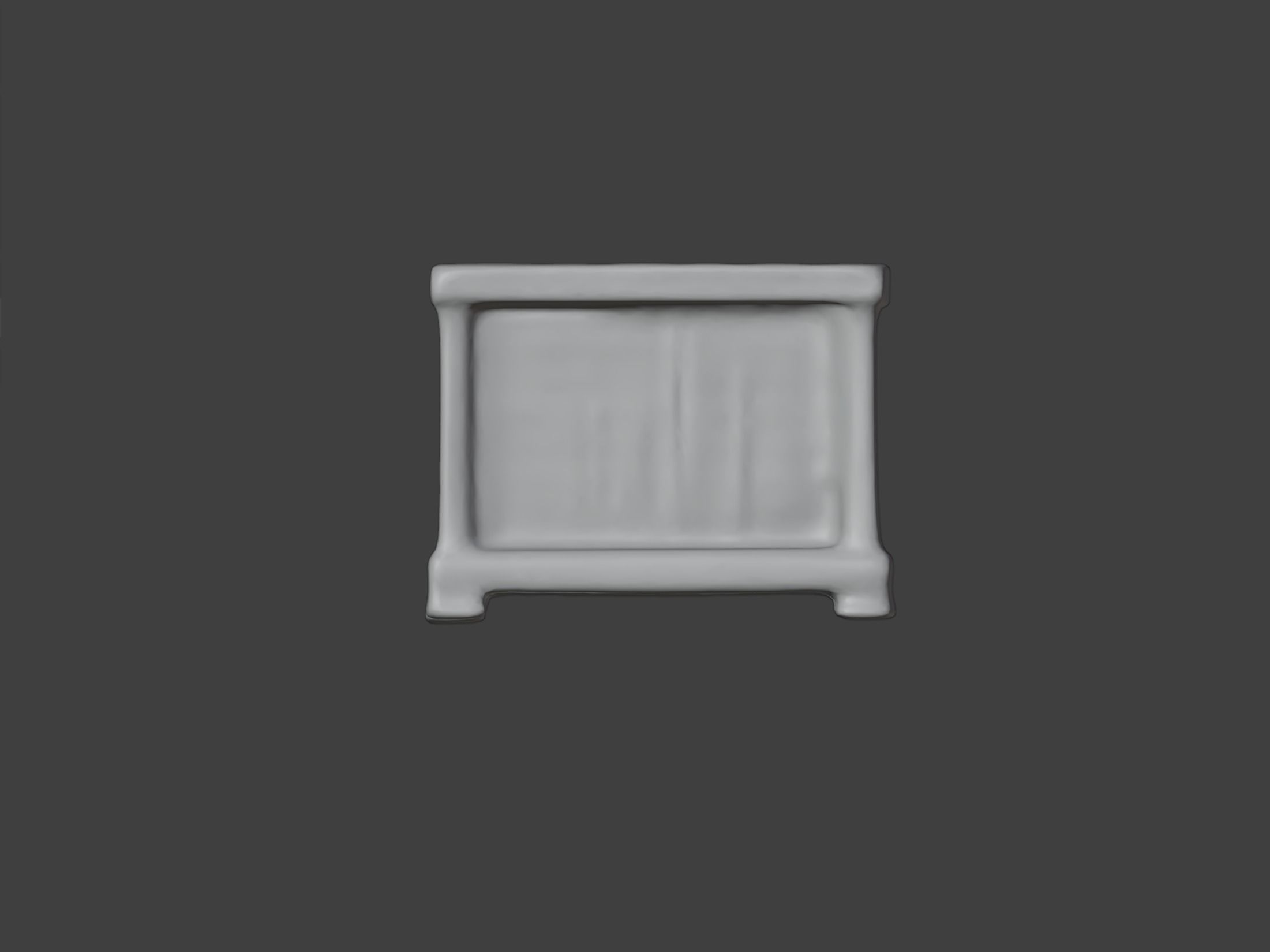 Realistic high quality wooden desk - desk 3D model_7