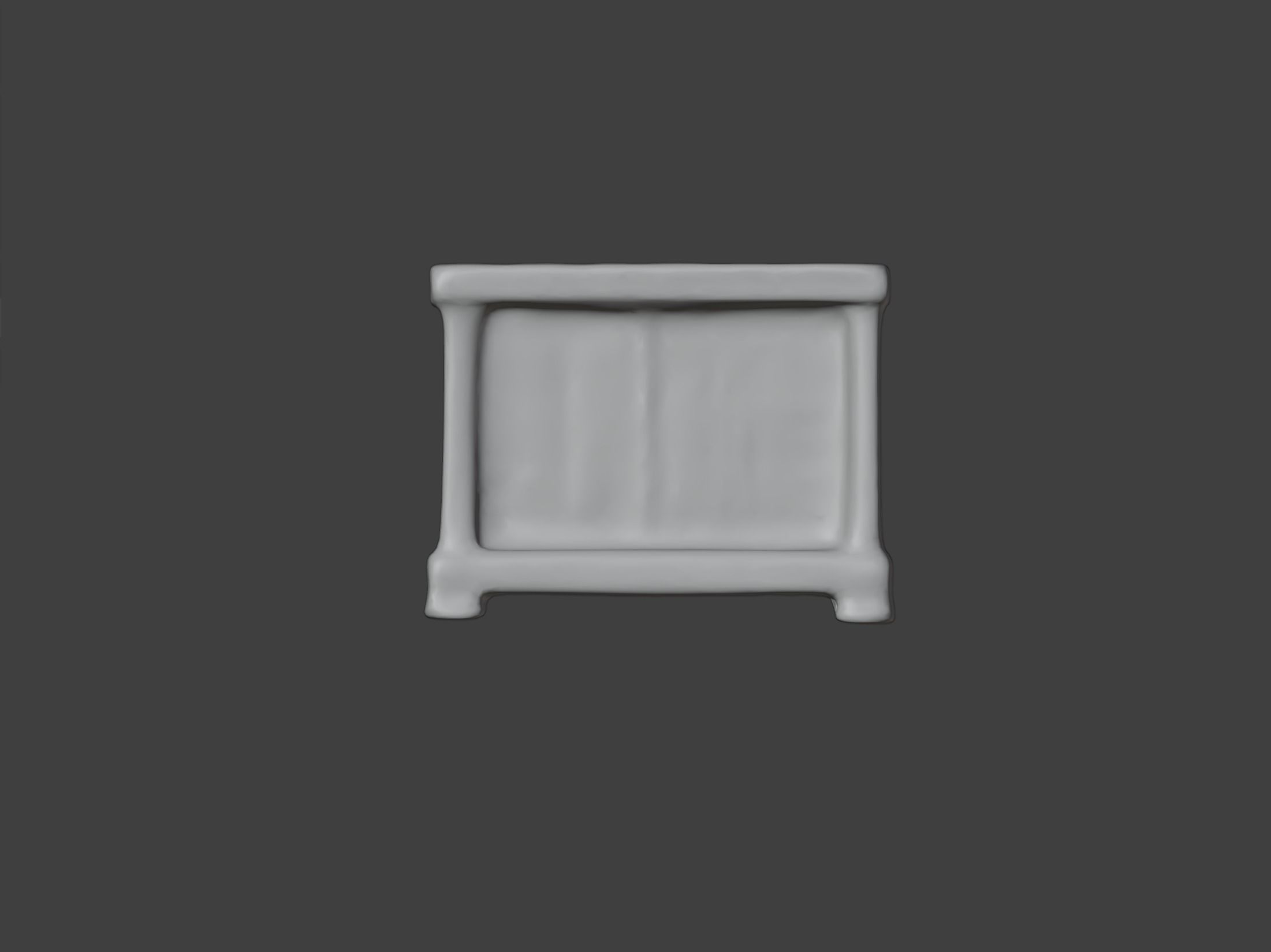 Realistic high quality wooden desk - desk 3D model_5