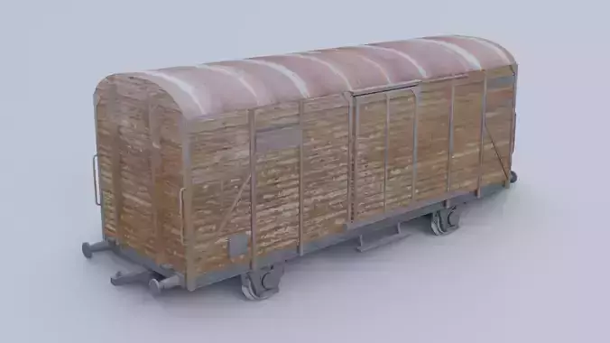 Old German boxcar