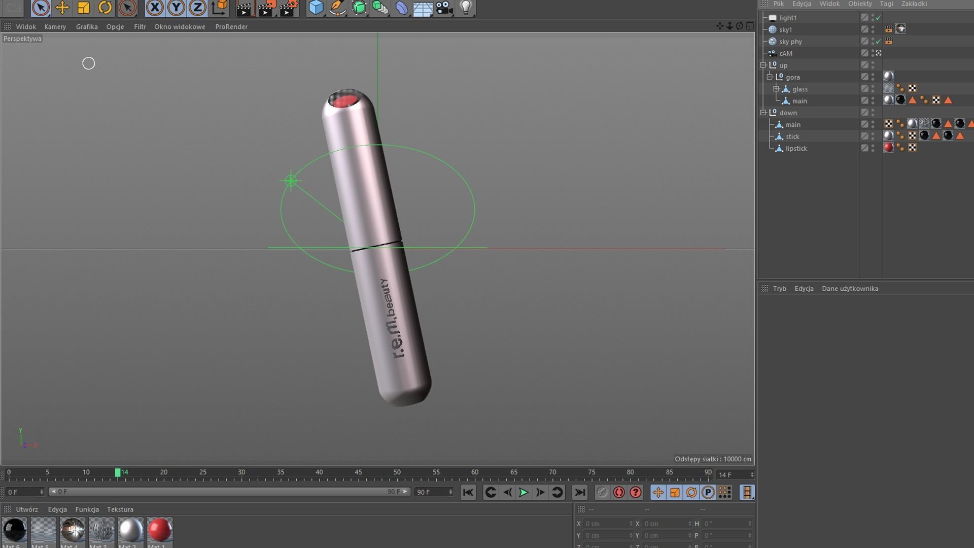 lipstick - rem beauty  by Ariana Grande 3D model_3
