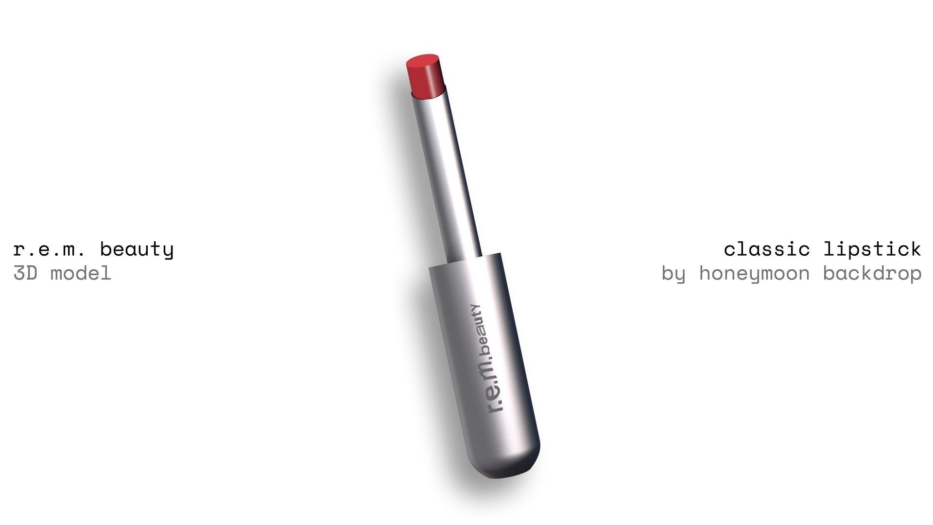 lipstick - rem beauty  by Ariana Grande 3D model_2