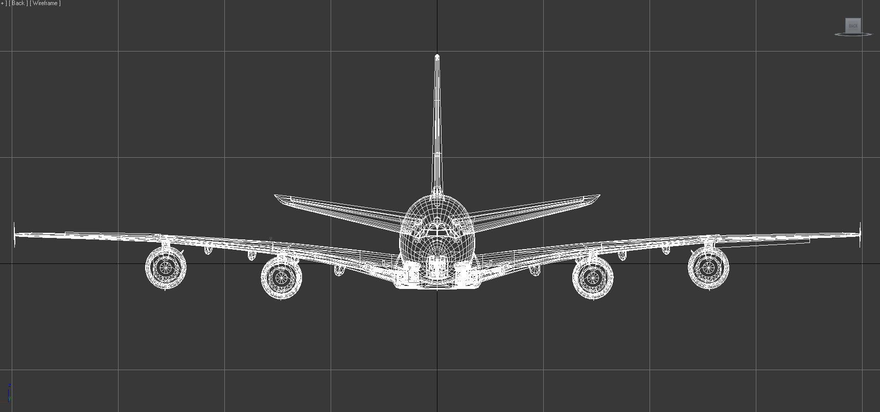 Airbus A380 Singapore Airlines 9V-SKI Low-poly 3D model_13