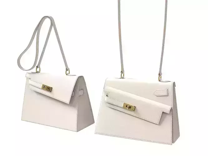 Hermes Kelly Sellier en Desordre White