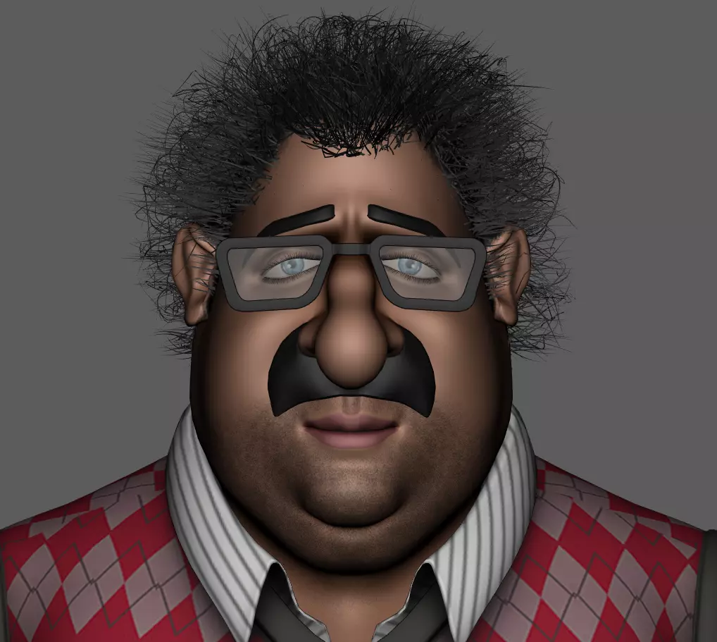 Cartoon Free low-poly 3D model