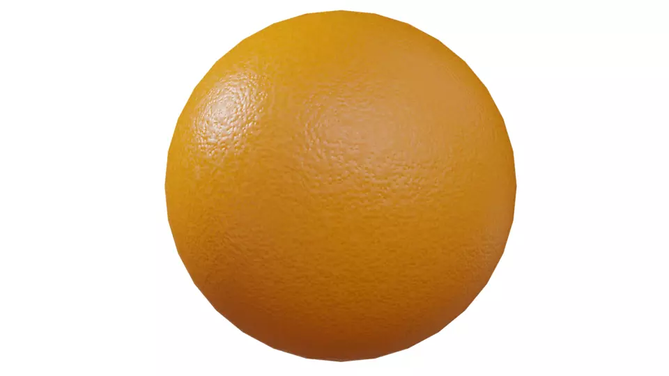 Material Realistic Orange PBR Texture_0