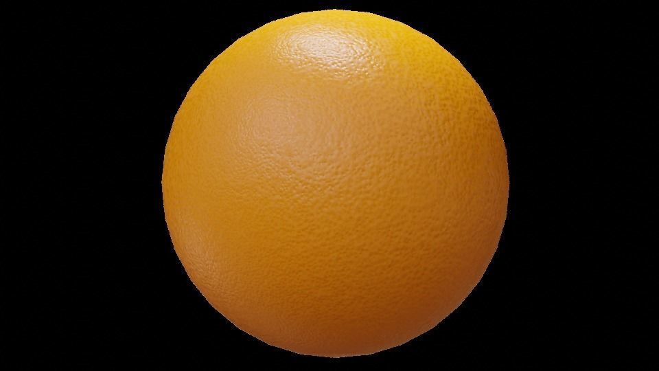Material Realistic Orange PBR Texture_2