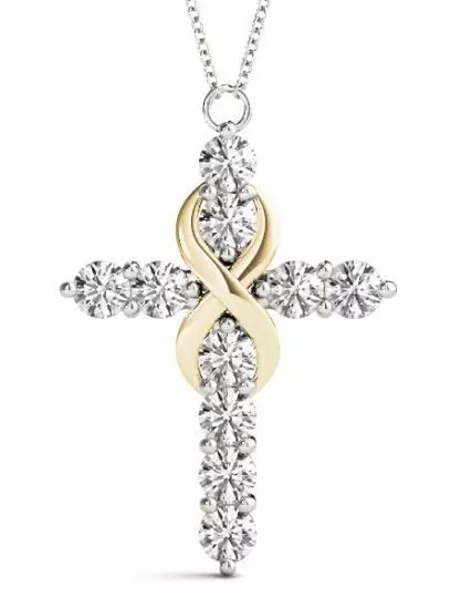 Women Cross Pendant 3D print model