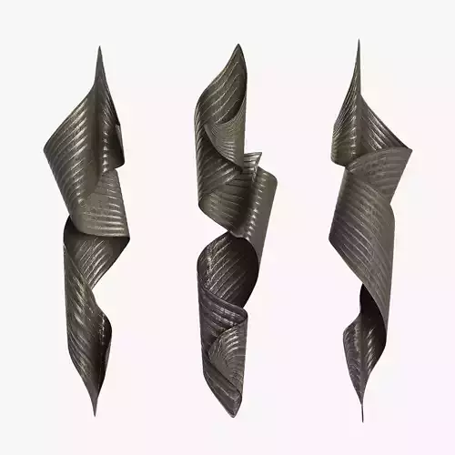 Sculpture Aria XII Kosuke Kato Low-poly 3D model