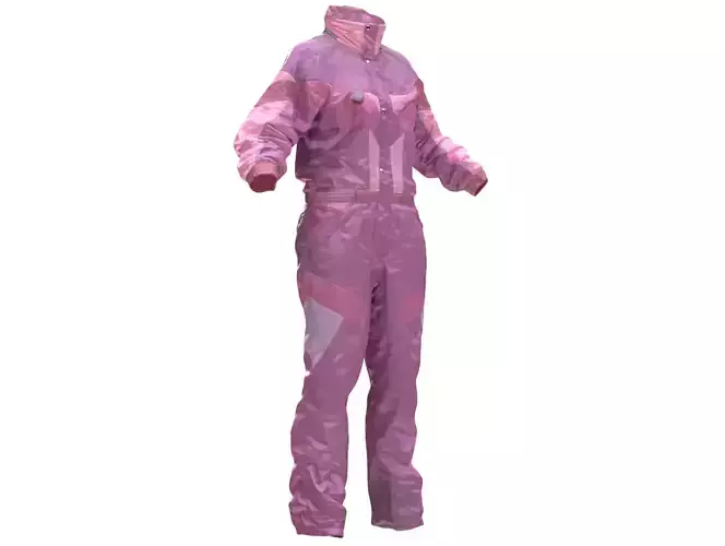 Coverall Low-poly 3D model