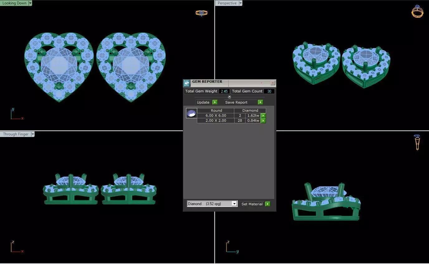 Earrings 01 Free 3D print model