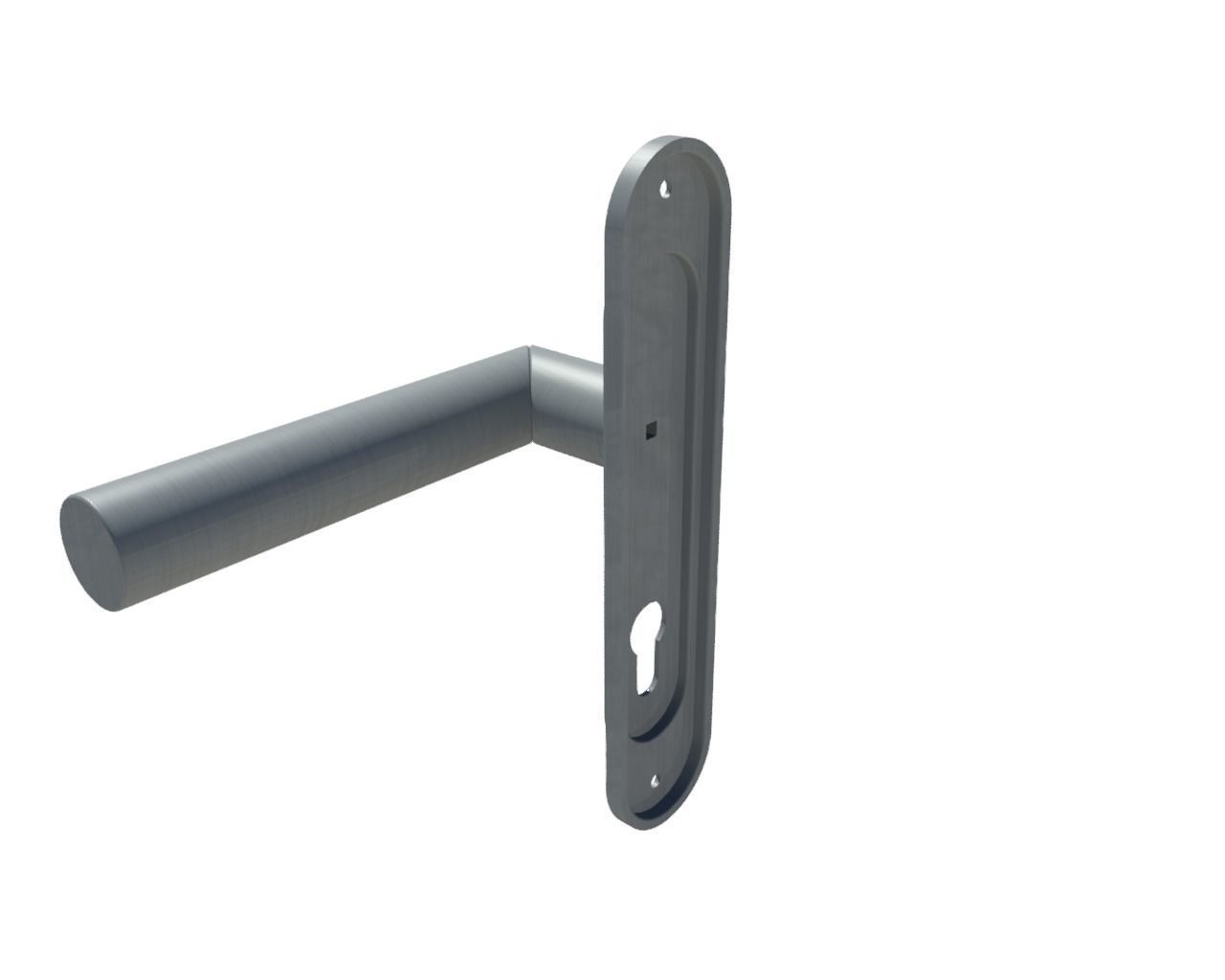 Door handle Free 3D print model_1