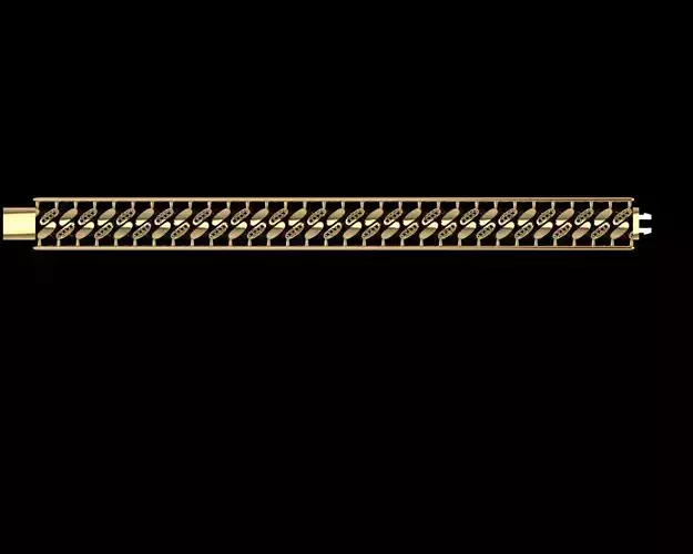 gurmet bileklik 9mm cuba chain 3D print model