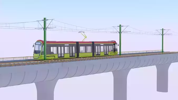 Warsaw tram bridge II