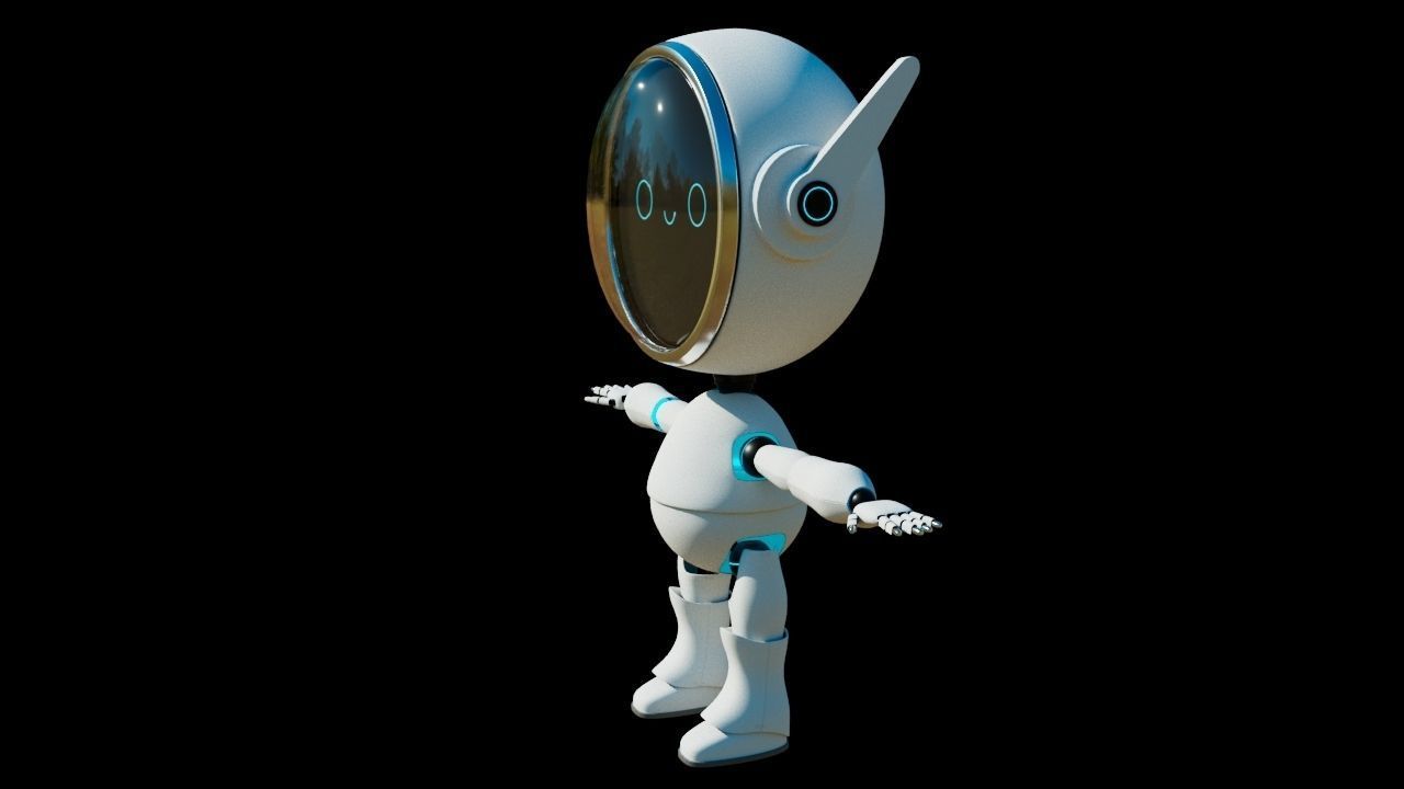 Little Robot 3D model_3