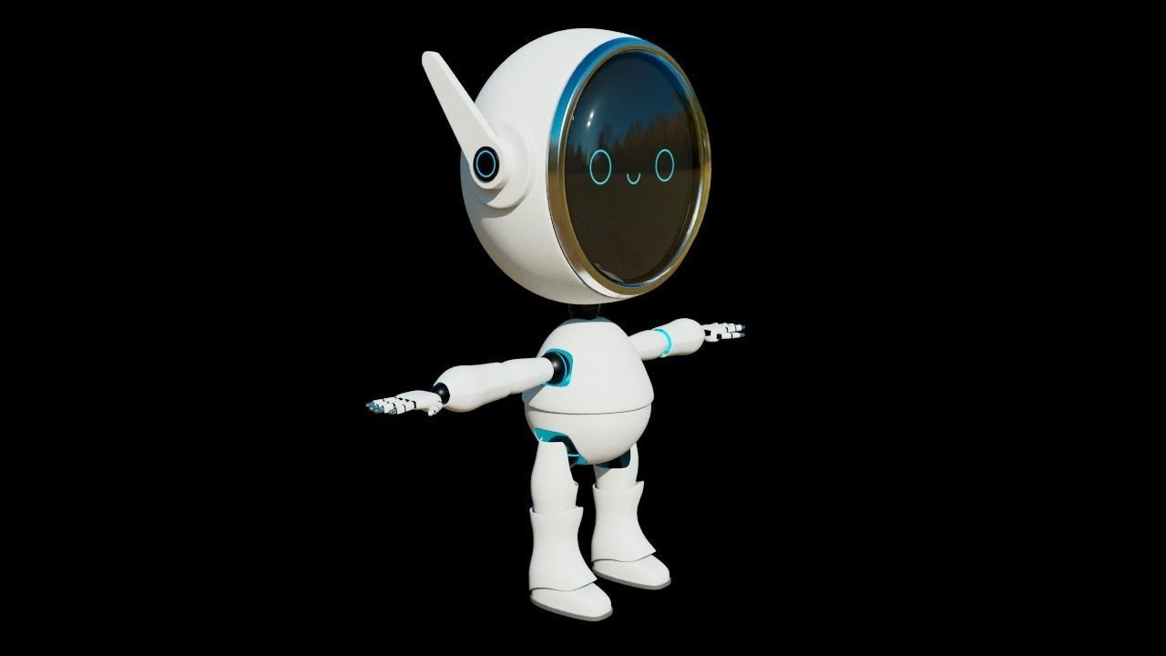 Little Robot 3D model_7