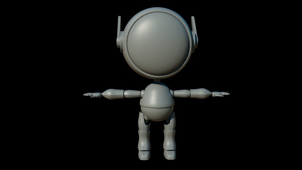Little Robot 3D model_9