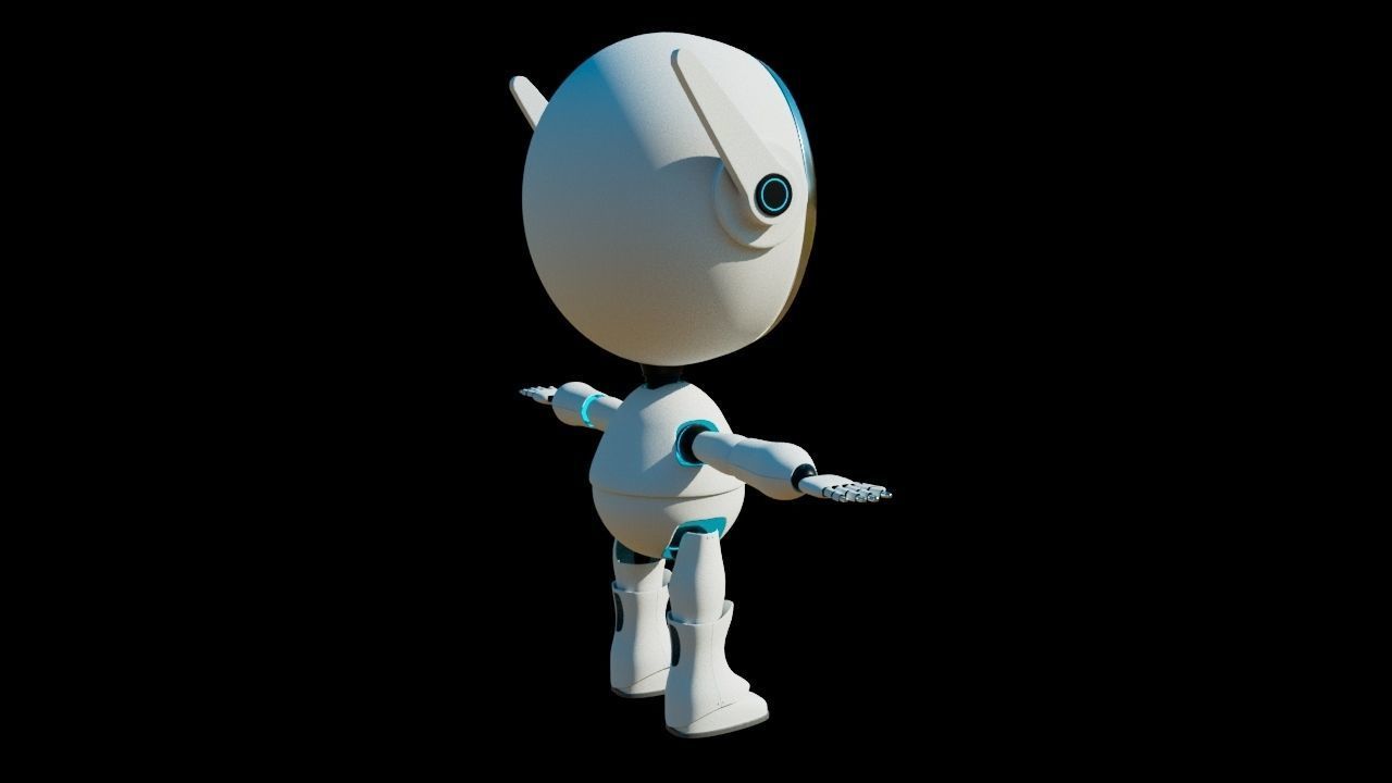 Little Robot 3D model_6