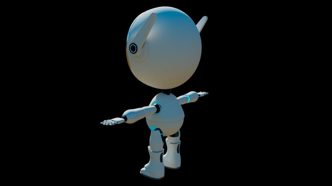 Little Robot 3D model_4