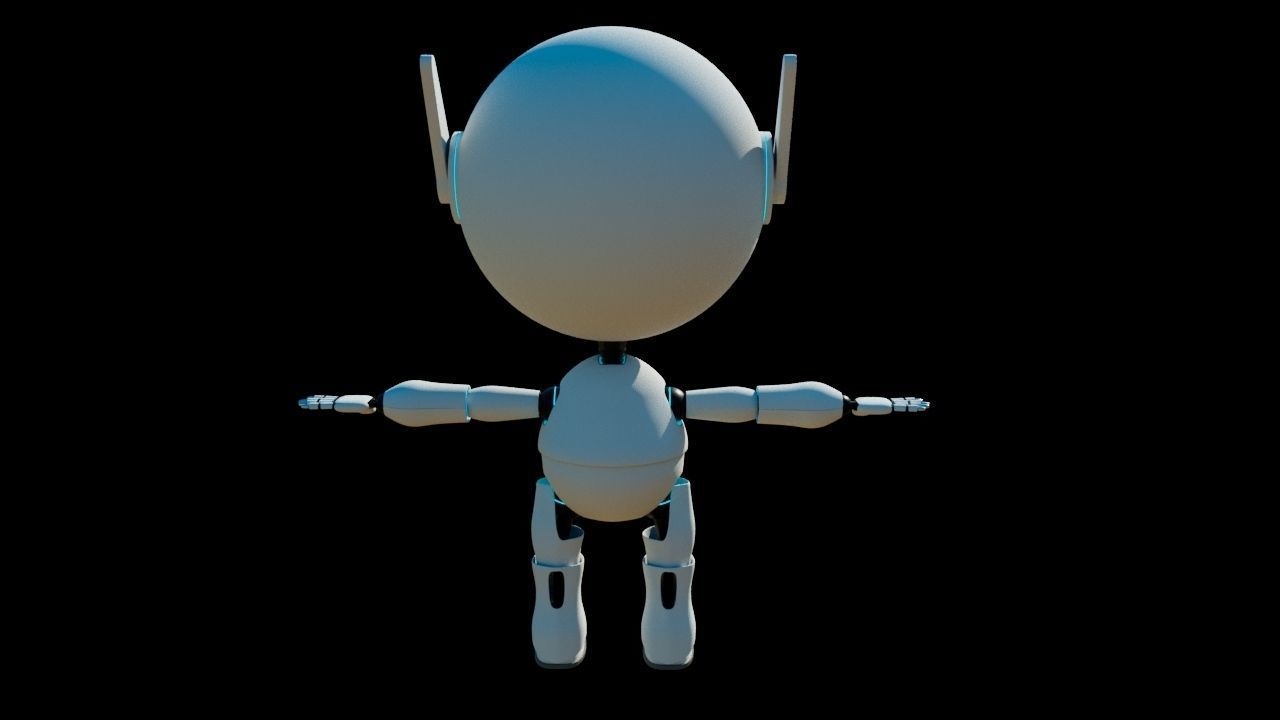 Little Robot 3D model_5