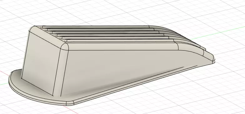 rubber doorstop printable model 3D print model