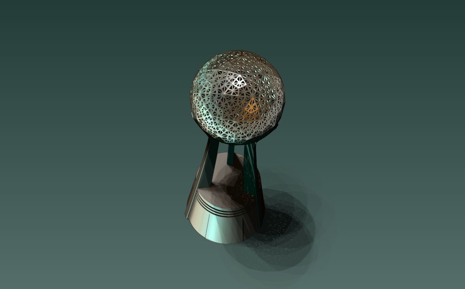 Formula 1 Japan Trophy 3D print model_4