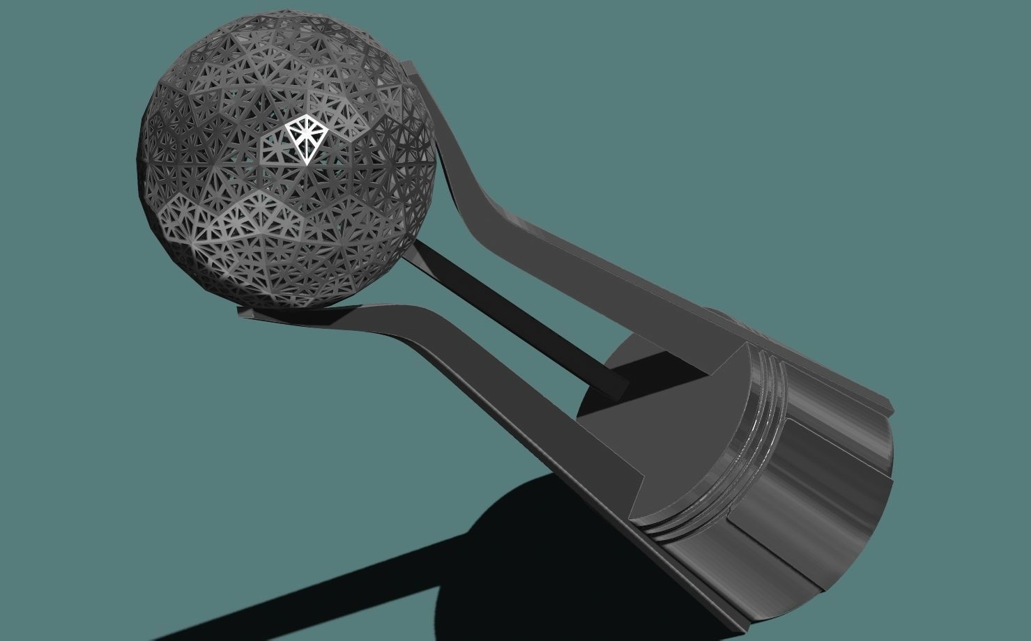 Formula 1 Japan Trophy 3D print model_13