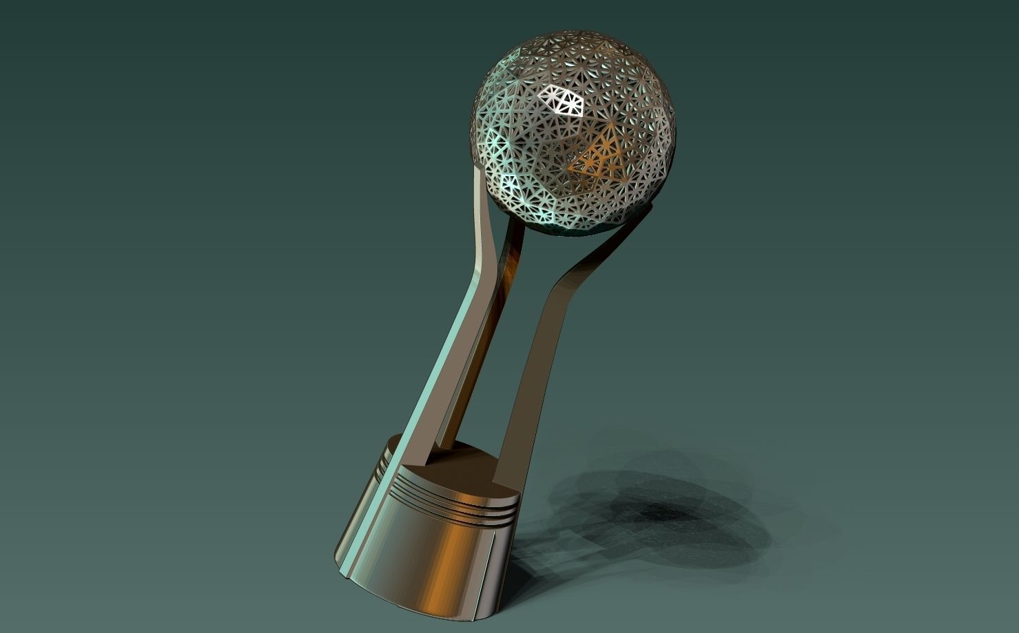 Formula 1 Japan Trophy 3D print model_3