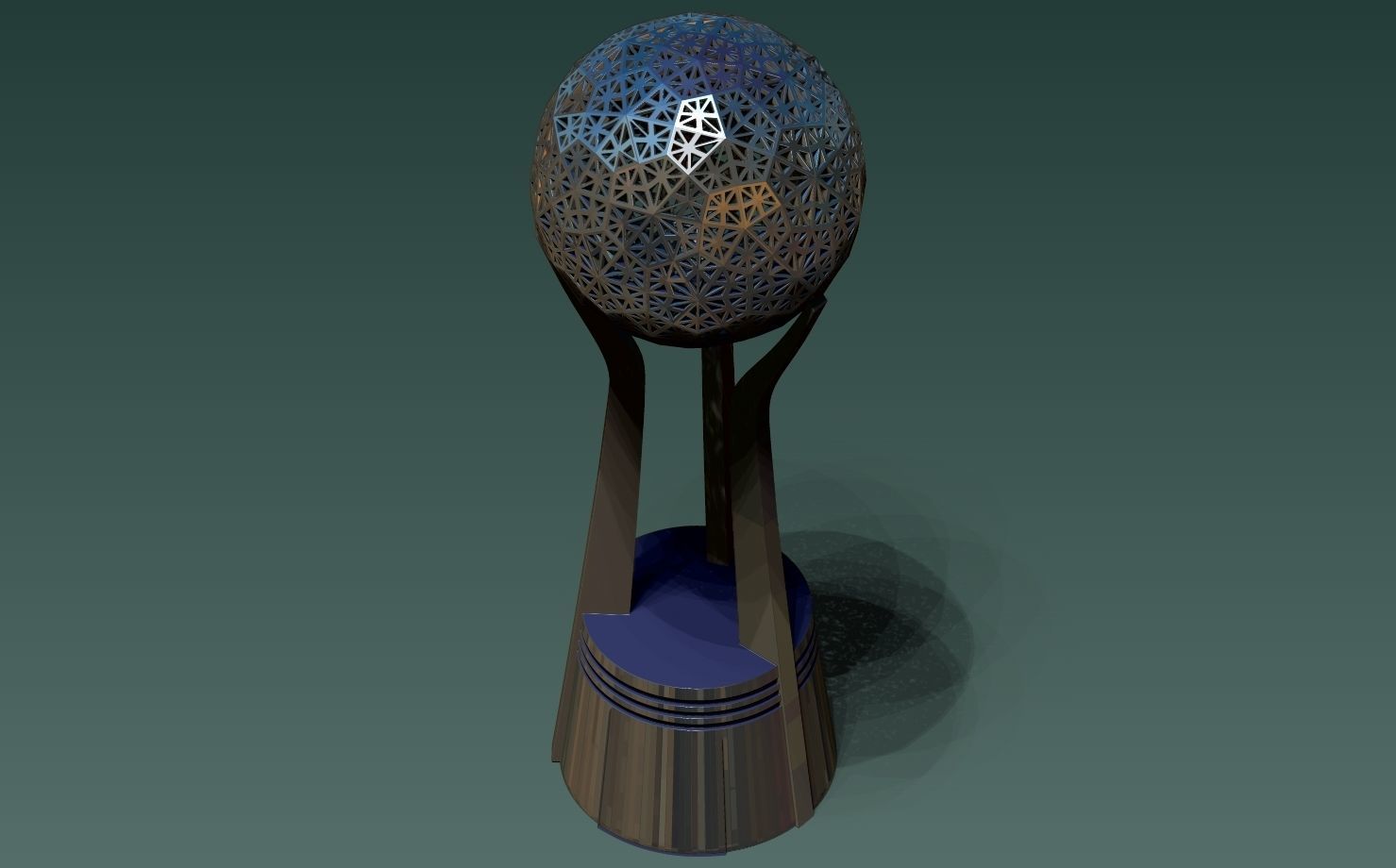 Formula 1 Japan Trophy 3D print model_6