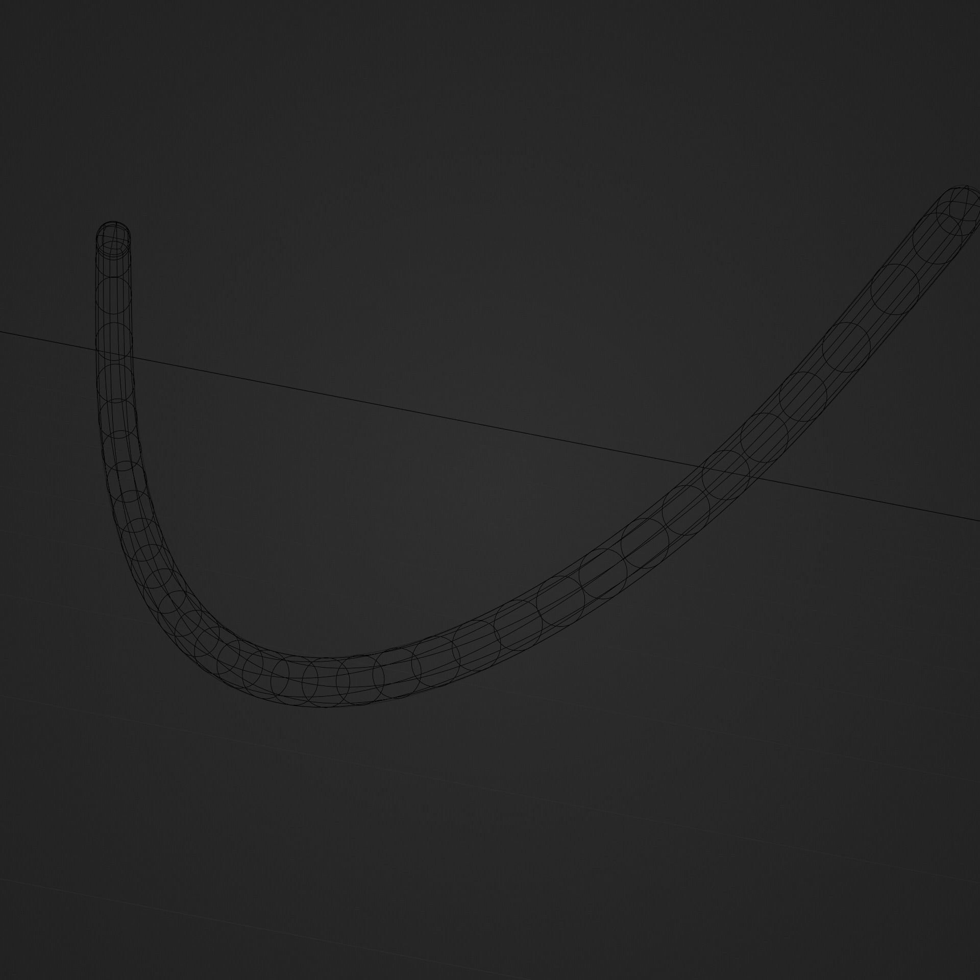 Single Hair Strand The Original and first ever here in CGTrader Low-poly 3D model_3