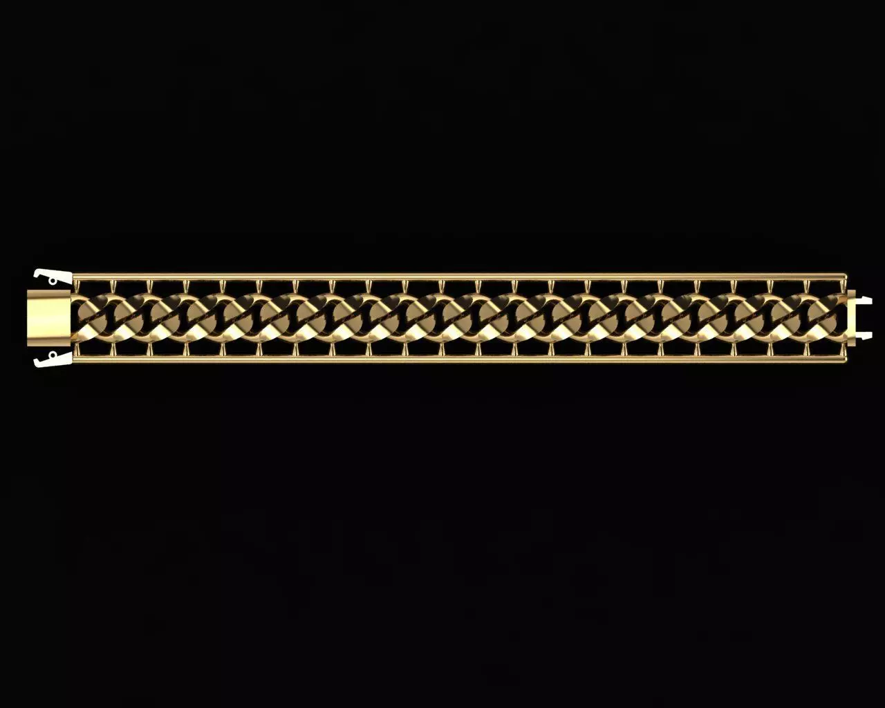 cuba chain  gurmet bileklik  3D print model_0