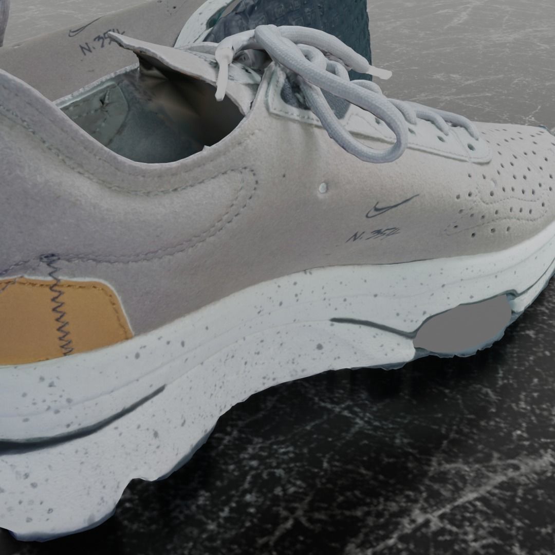NIKE N354 3D SHOES Low-poly 3D model_9