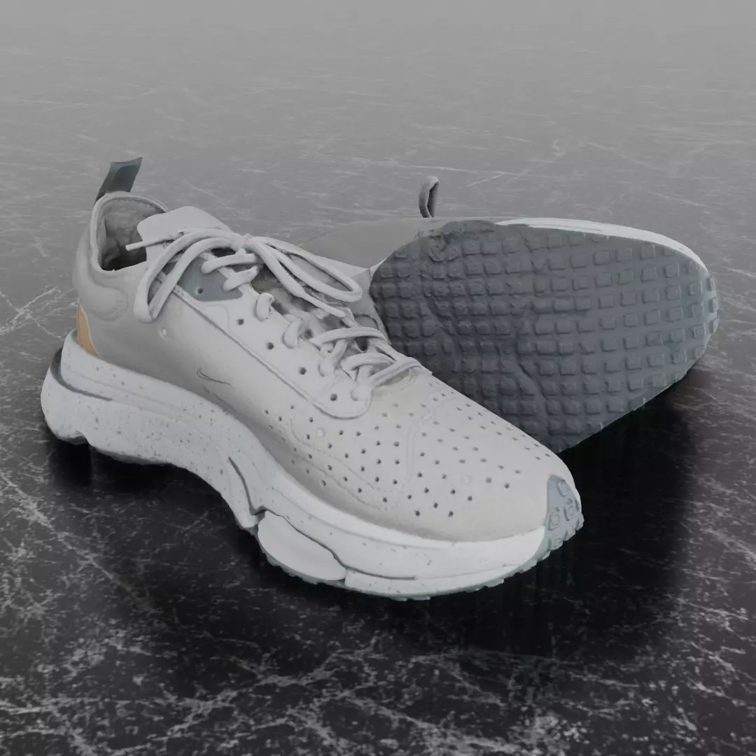 NIKE N354 3D SHOES Low-poly 3D model_0