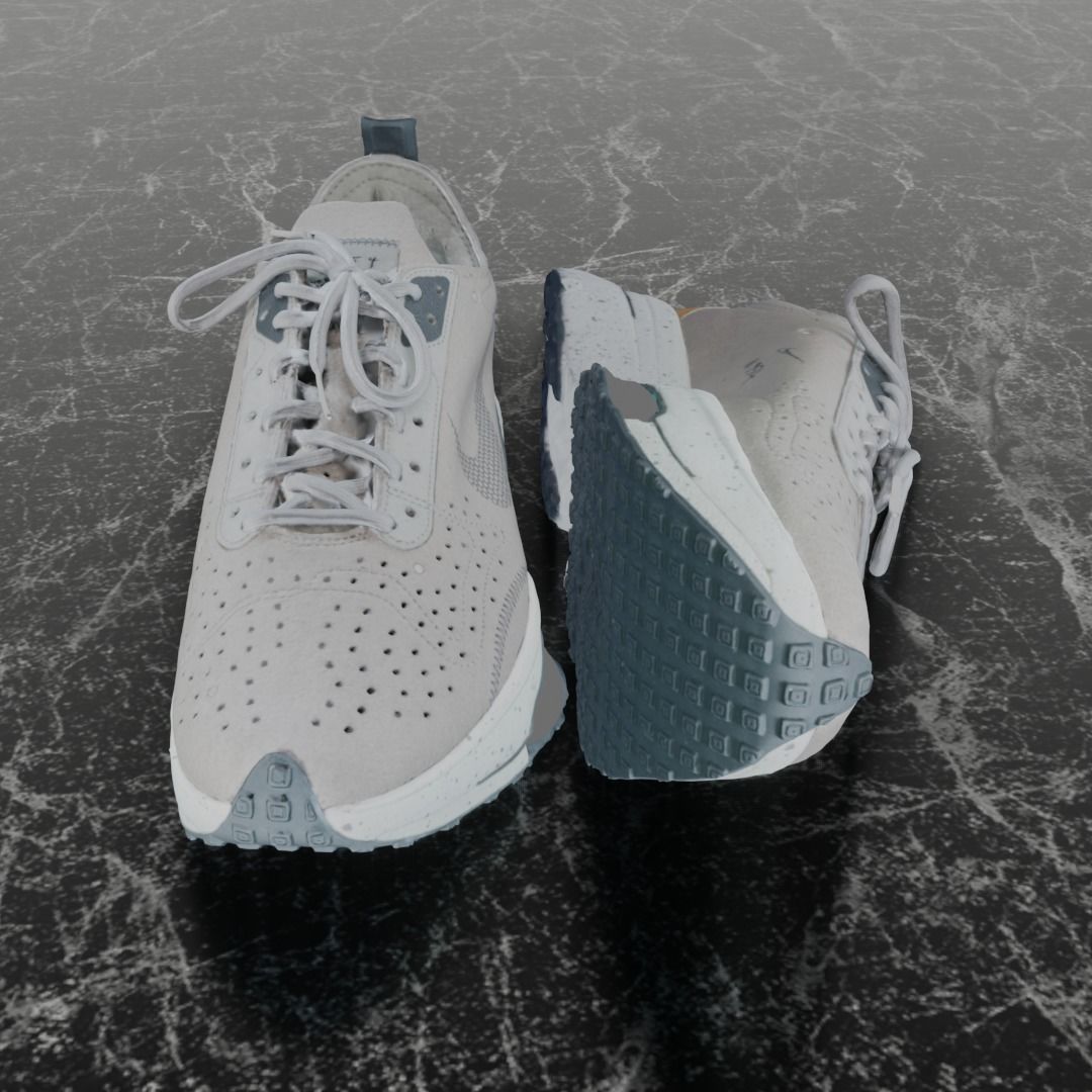 NIKE N354 3D SHOES Low-poly 3D model_2