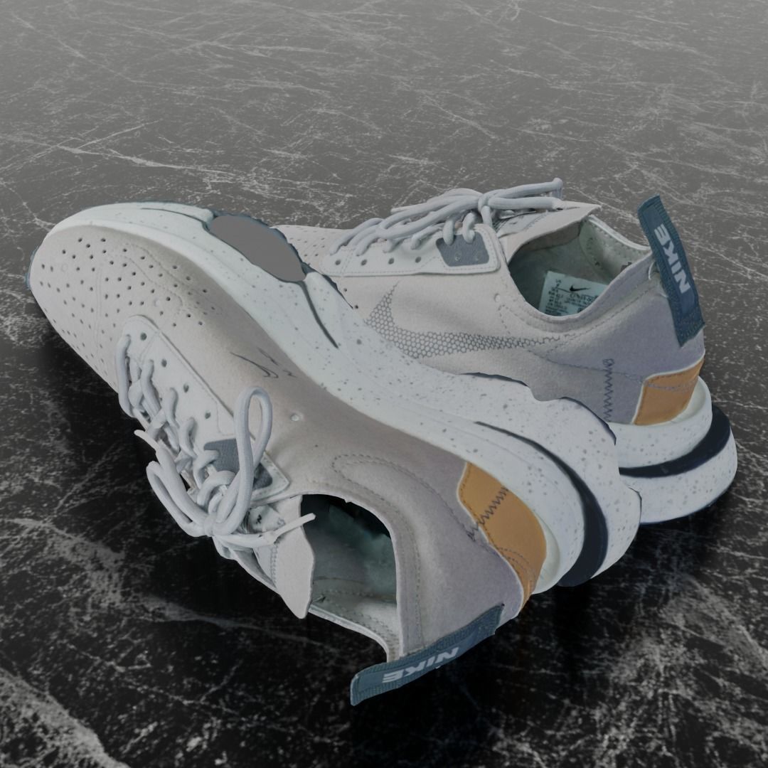 NIKE N354 3D SHOES Low-poly 3D model_6