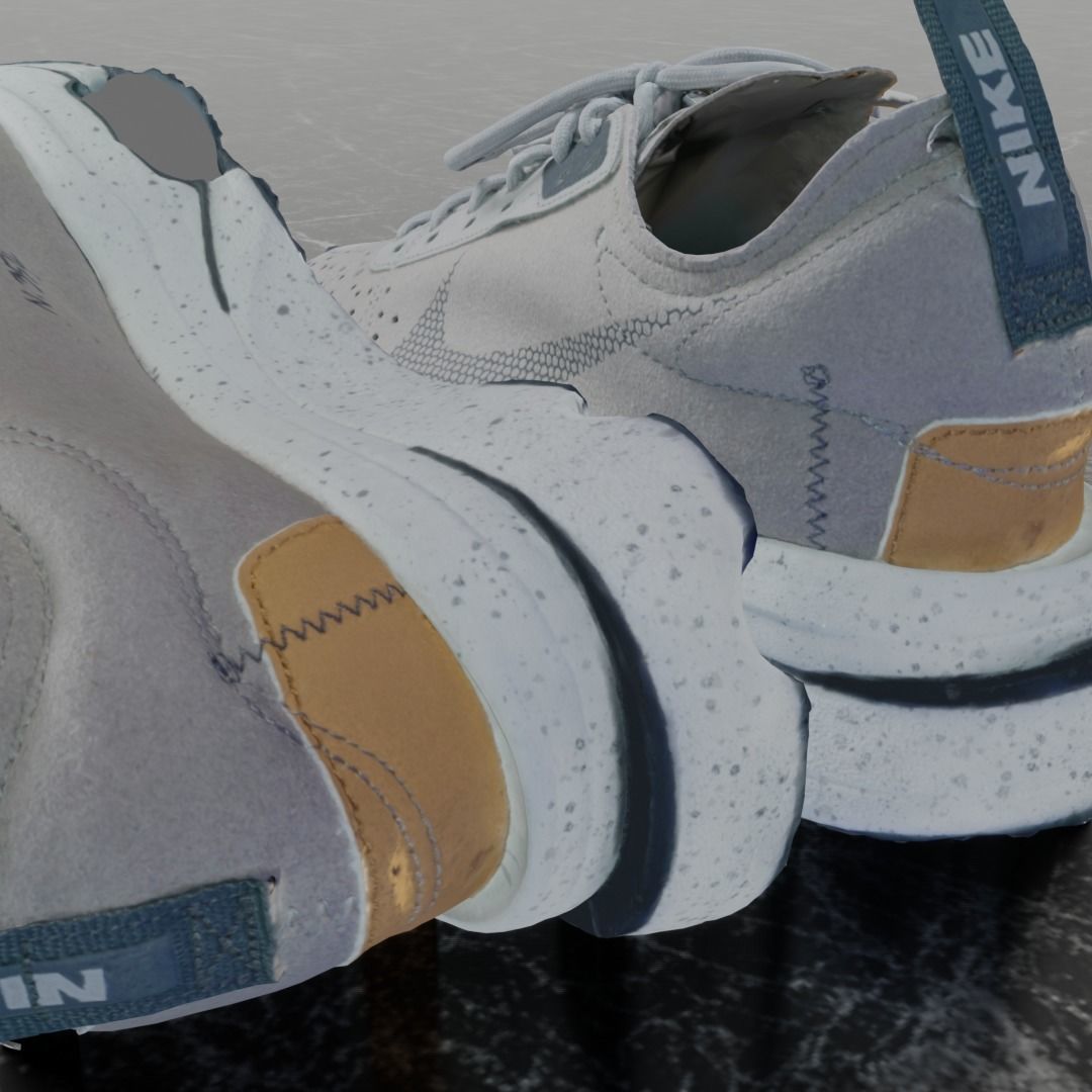 NIKE N354 3D SHOES Low-poly 3D model_8
