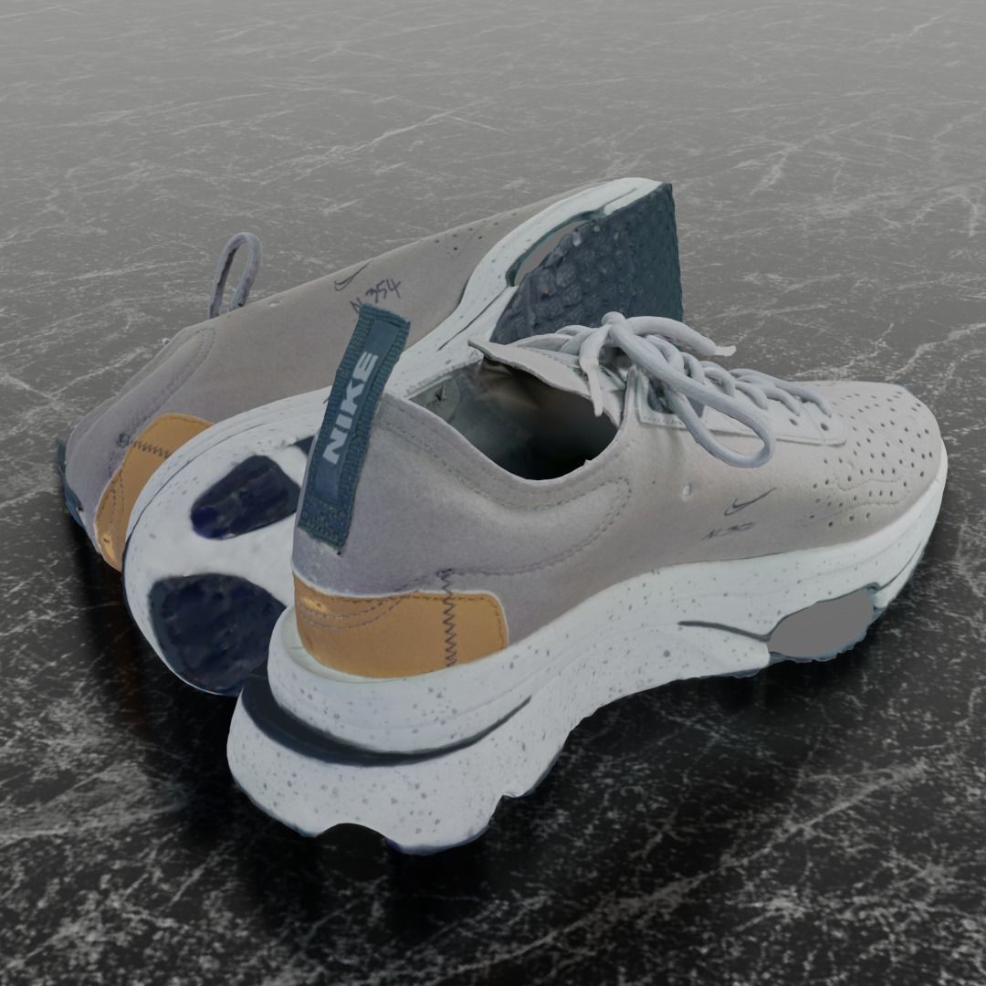 NIKE N354 3D SHOES Low-poly 3D model_5