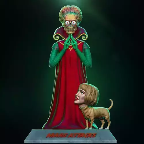 Mars Attacks 3D print model