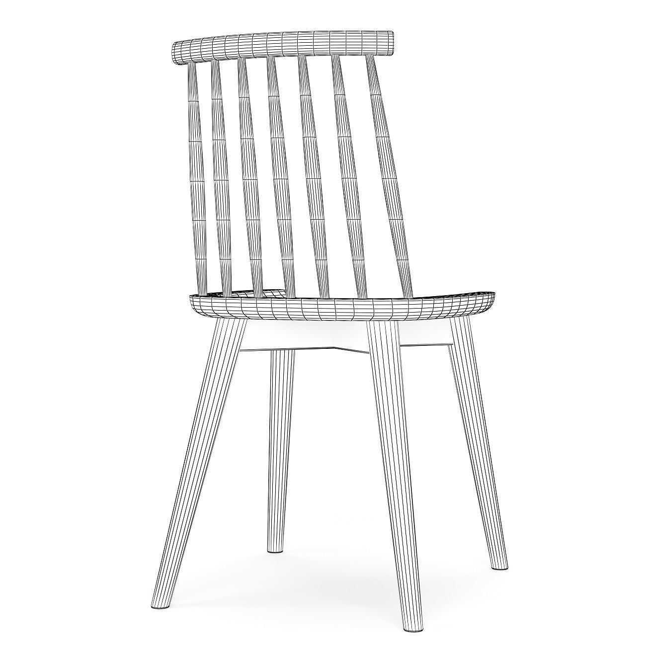 Dining set 30 Free 3D model_4